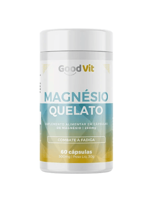 Magnésio Quelato Com 60 Cápsulas - Good Vit