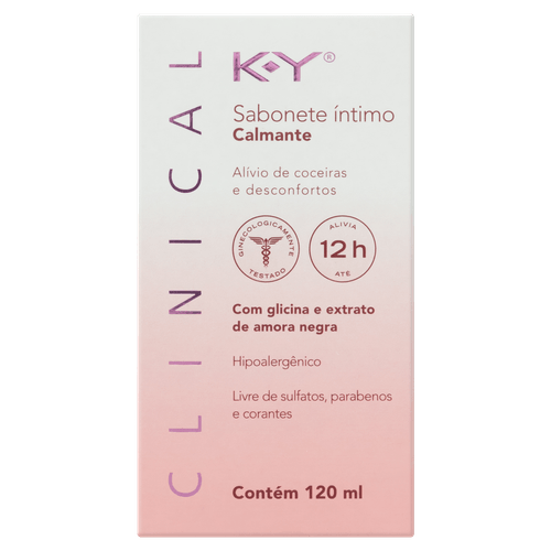 Sabonete Líquido Íntimo Calmante K-Y Clinical - 120ml