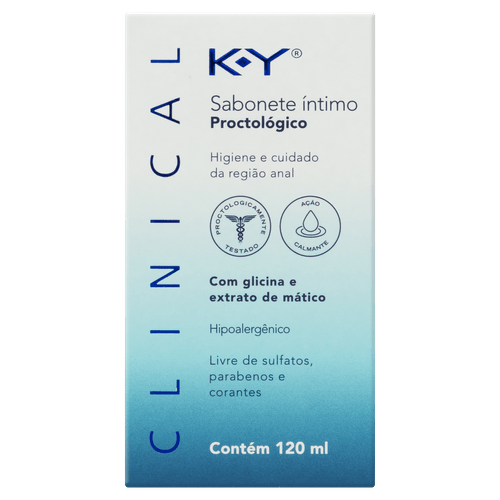 Sabonete Líquido Íntimo Proctológico K-Y Clinical - 120ml