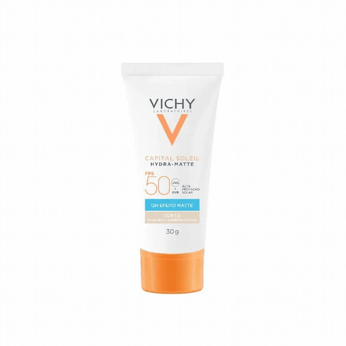 Protetor Solar Facial Vichy FPS 50 Hydra-Mate Cor 1.0 - 30g