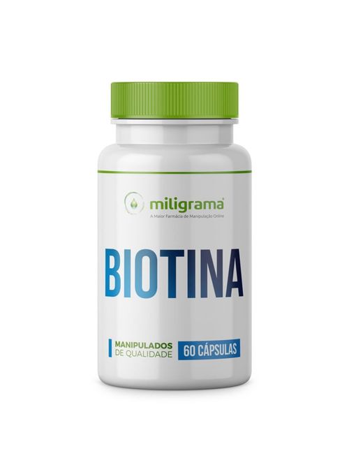 Biotina 5mg 60 Cápsulas