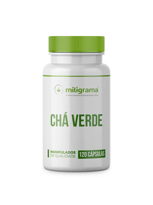 Chá Verde 500mg 120 Cápsulas