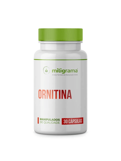 Ornitina 300mg 30 Cápsulas