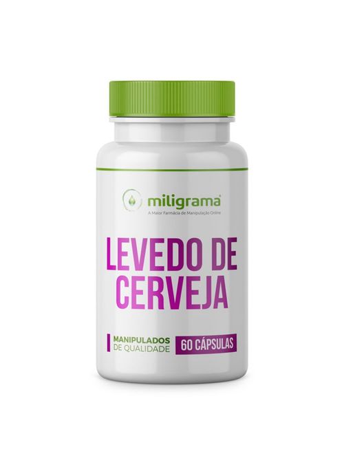 Levedo de Cerveja 500mg 60 Cápsulas