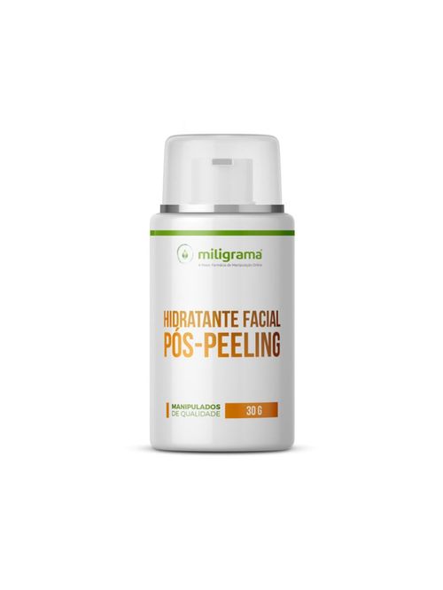 Hidratante Facial Pós-Peeling com Ácido Hialurônico e Aquaporine 30g
