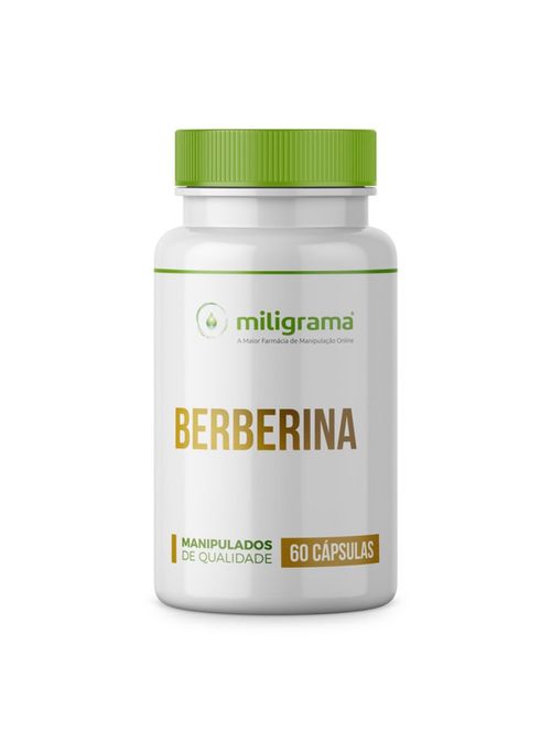 Berberina 500mg 60 Cápsulas