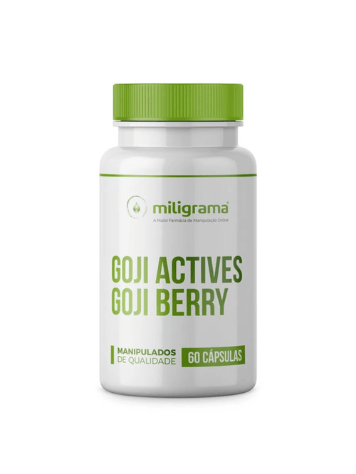 Goji Actives Goji Berry 500mg 60 Cápsulas