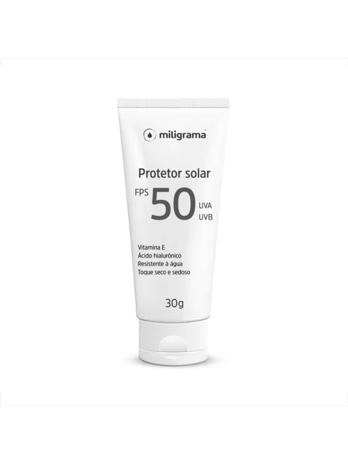 Protetor Solar FPS 50 sem cor