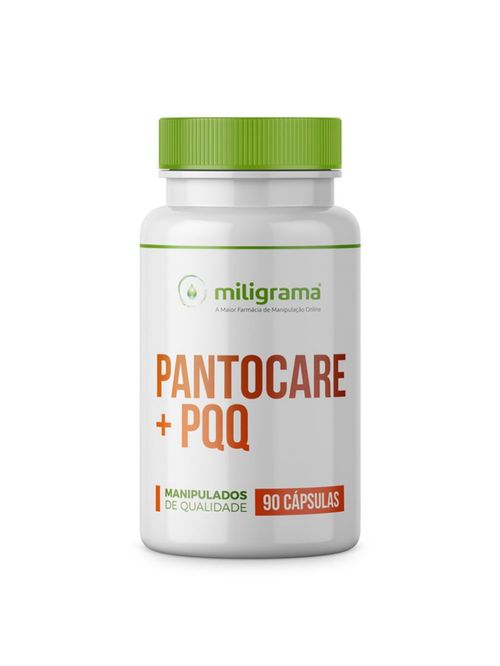 Pantocare + PQQ  - Antiqueda e Anti Cabelos Brancos 90 Cápsulas