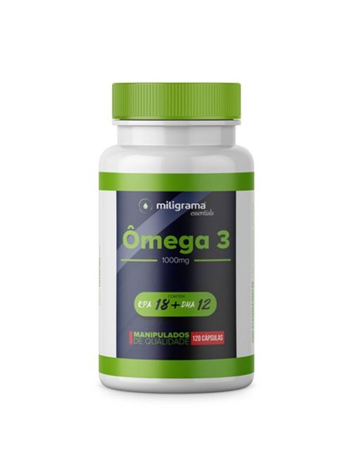 Ômega 3 1000mg 120 cápsulas