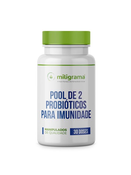 Pool de 2 probióticos para imunidade 30 doses