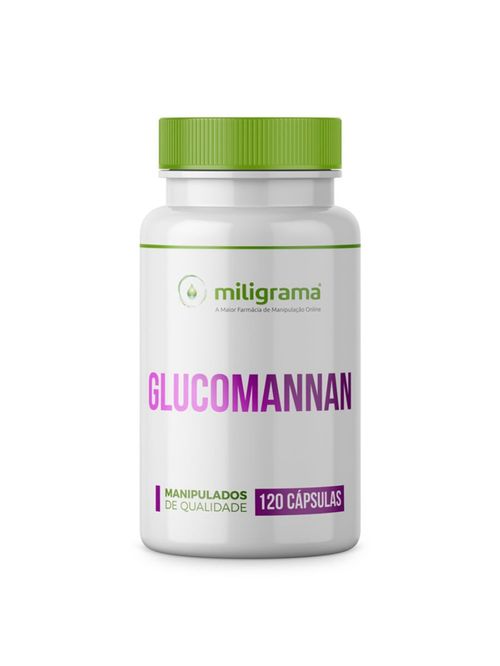 Glucomannan 500mg 120 Cápsulas