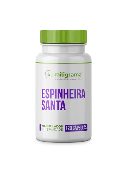 Espinheira Santa 500mg 120 CápsulasCombate às Dores de Estômago