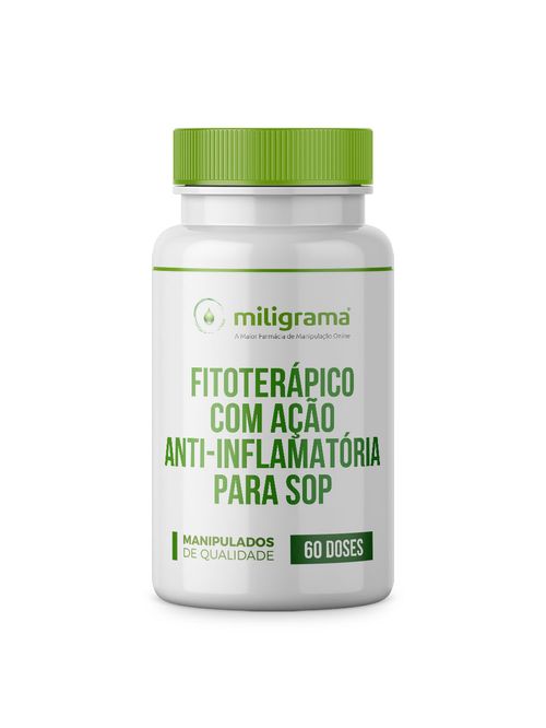 Fitoterápico com ação anti-inflamatória para SOP 60 doses
