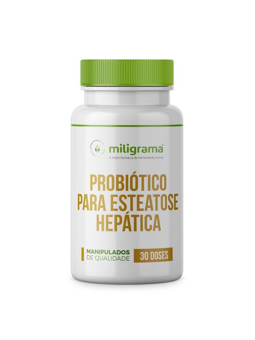 Probiótico para esteatose hepática 30 doses