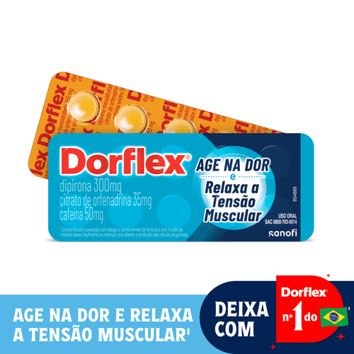 Dorflex Analgésico e Relaxante Muscular - 10 Comprimidos