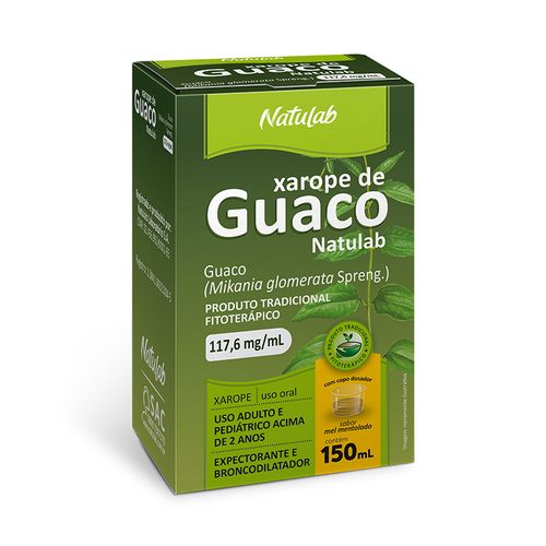 Guaco Xarope Expectorante 117,6mg/ml Mel Mentolado - 150ml