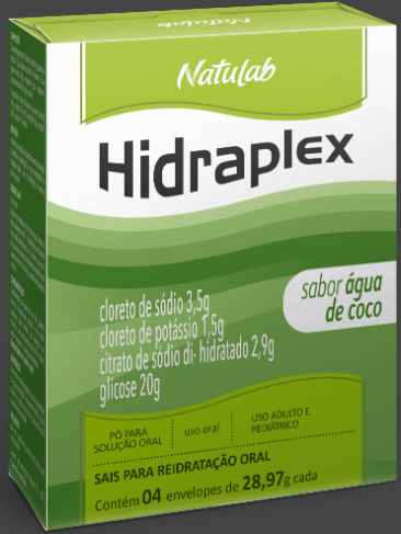 Hidraplex Água de Coco 4 Envelopes 27,9g