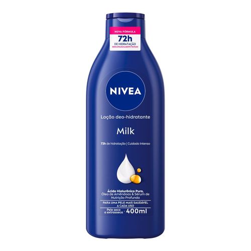 Creme Hidratante Nivea Milk - Pele Seca a Extrasseca - 400ml