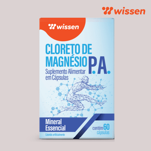 Cloreto de Magnésio P.A Wissen - 60 Cápsulas
