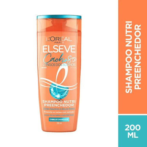 Shampoo Nutri Preenchedor Elseve Cachos Longos dos Sonhos - 200ml