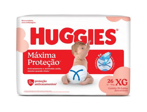 Fralda Huggies Supreme Care XG - 26 unidades