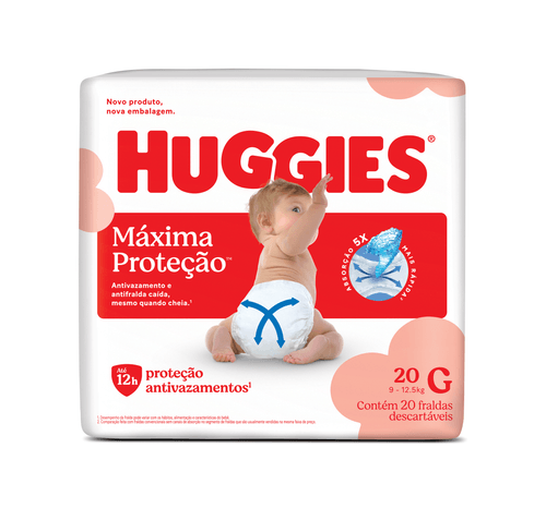 Fralda Huggies Supreme Care G - 20 unidades