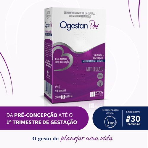 Ogestan Pré com 30 cápsulas