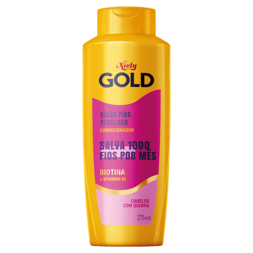 Condicionador Niely Gold Salva Fios Fabuloso - 275ml