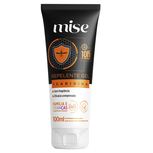 Repelente Mise Icaridina Família 10h de Proteção Gel - 100ml