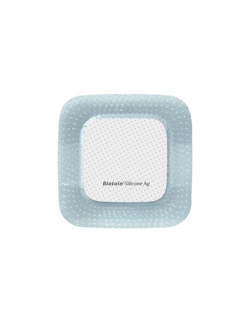 Curativo Biatain Silicone Ag 7,5x7,5 - 5 Unidades