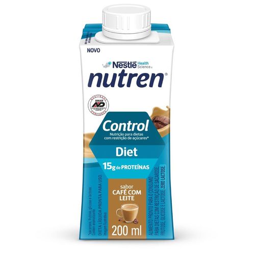 Complemento Alimentar Nutren Control Café com Leite Diet Zero Lactose - 200ml