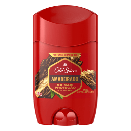 Desodorante em Barra Antitranspirante Old Spice Proteção Épica Lenha 50g
