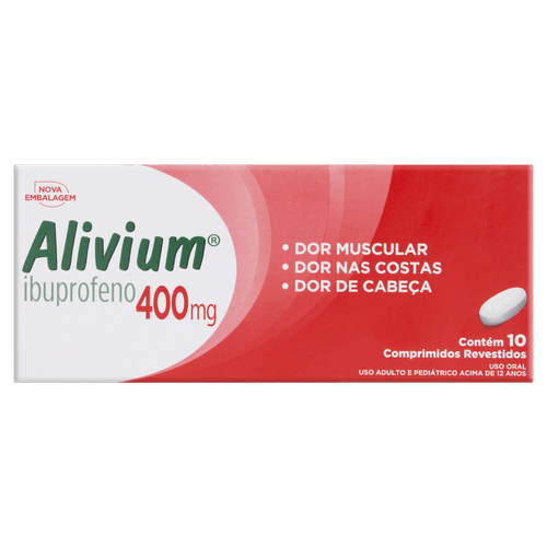Alivium 400mg 10 Comprimidos