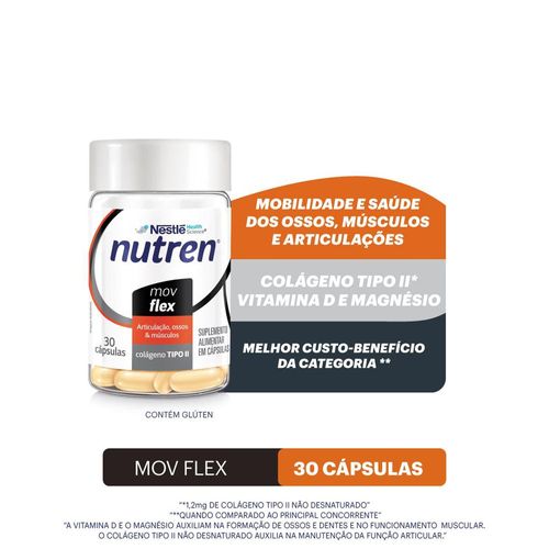 Suplemento Alimentar Nutren Mov Flex - 30 Cápsulas