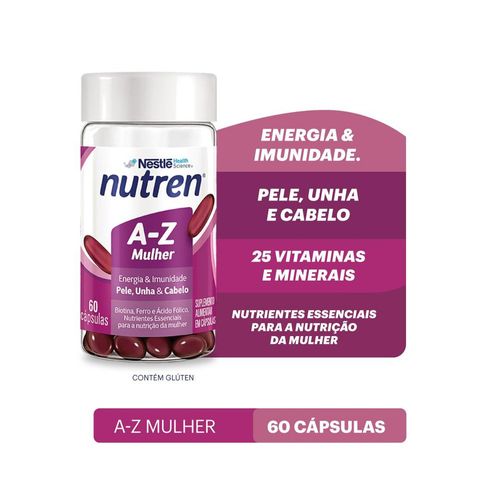 Suplemento Alimentar Nutren A-Z Mulher - 60 Cápsulas