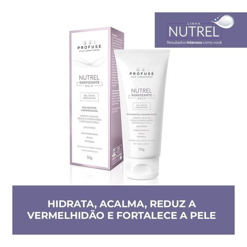 Creme Hidratante Facial Nutrel Suavizante Balm Gel-Creme Ultraleve 50g Profuse