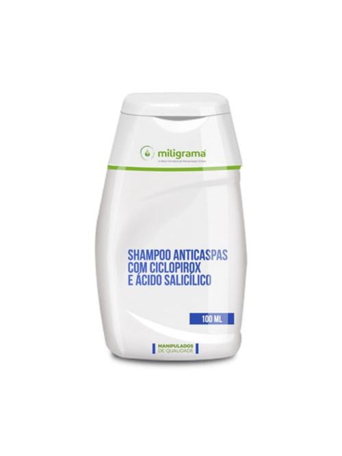 Shampoo Anticaspa: ciclopirox e ácido salicílico 100ml