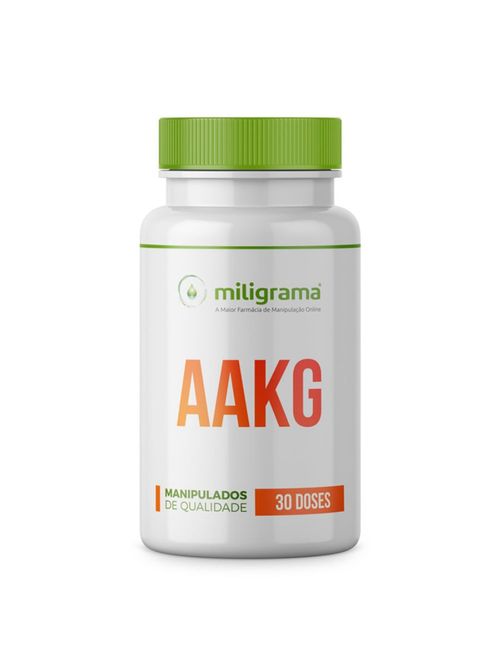 AAKG Arginina Alfa Cetoglutarato 1500mg  30 doses: Musculação Total