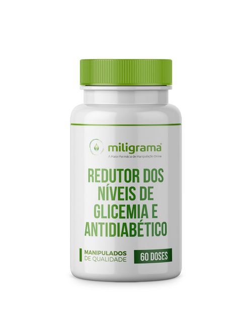 Redutor dos níveis de glicemia e antidiabético 60 doses