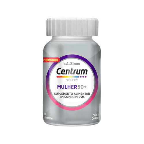Suplemento Alimentar Centrum Select Mulher 50+ de AZ - 60 Comprimidos