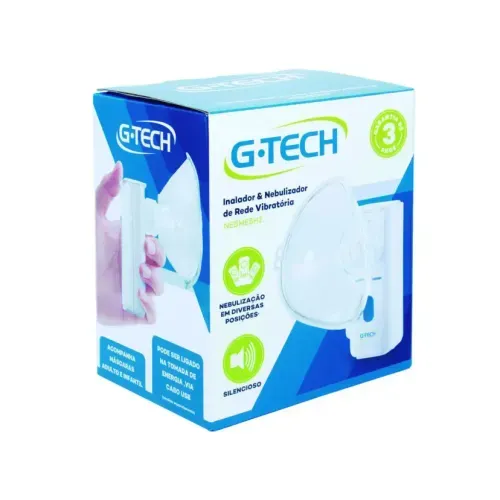 Aparelho Nebulizador Inalador Portátil Nebmesh2 G-Tech - 1 Unidade
