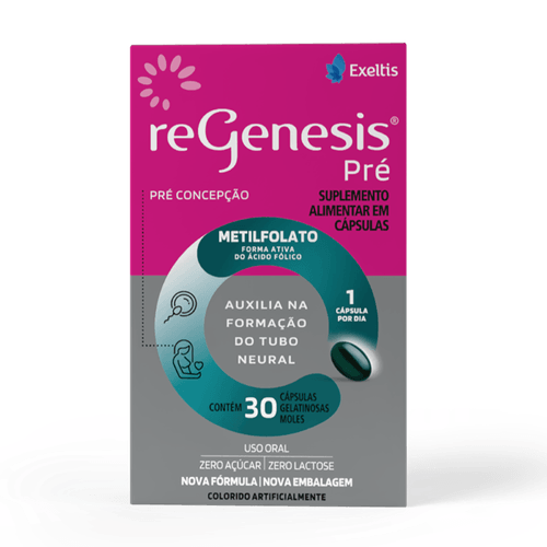 Suplemento Alimentar Regenesis Pré Exeltis 30 Cápsulas Gelatinosas