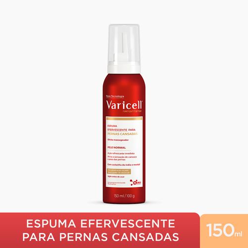 Varicell Nanointense Espuma Efervescente para Pernas Cansadas - 150g