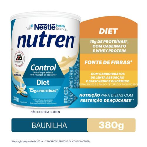 Complemento Alimentar Nutren Control Baunilha - 380g