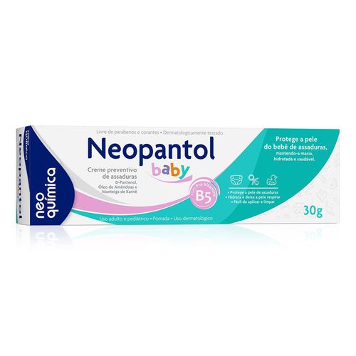 Creme Preventivo de Assaduras Neopantol Baby Neo Química - 30g