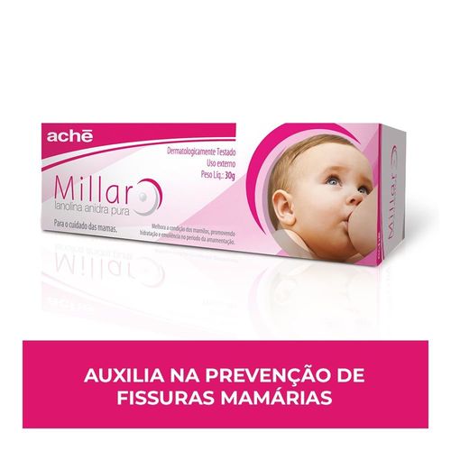Millar Creme Hidratante para Seios Pomada - 30g