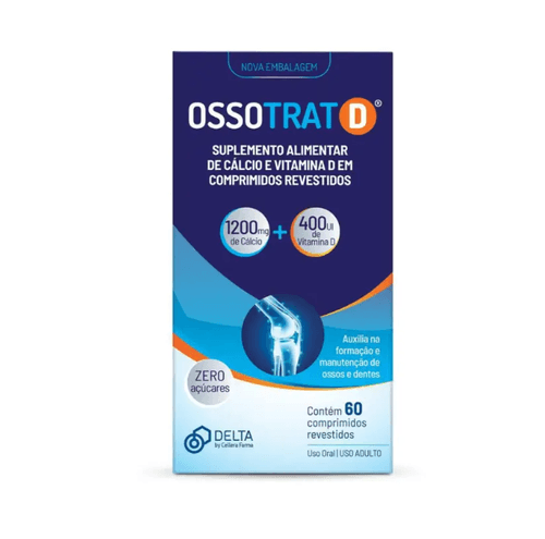 Ossotrat-D Cálcio + Vitamina D - 60 comprimidos