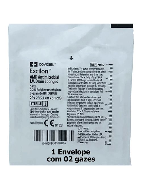 Excilon AMD Compressa 5X5cm Covidien - unidade