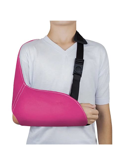 Tipoia Estabilizadora Estofada Velpeau Mercur - Com Orifício - Rosa - PP